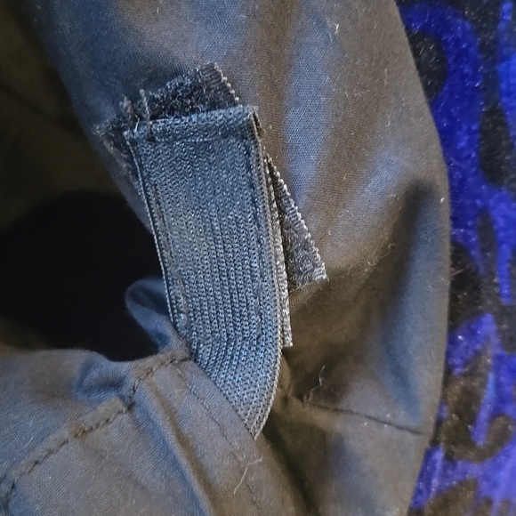 70’s Style Big Pimp Daddy Blk/Blue  Velvet Hat - Picture 3 of 4